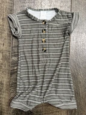 lou lou and company newborn shorty romper